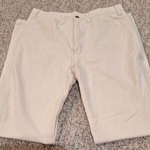 Vintage Gap Straight-Leg Cream Denim
